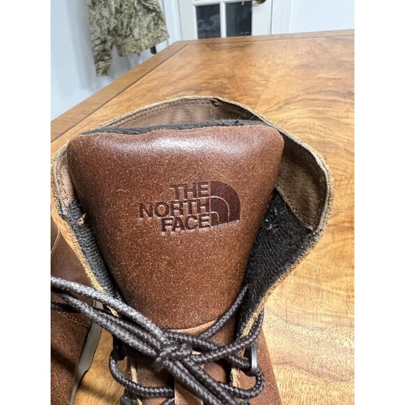 The North Face Women's US 6.5 Ballard Lace II Boots Combat Hike Brown Leather - Picture 7 of 10